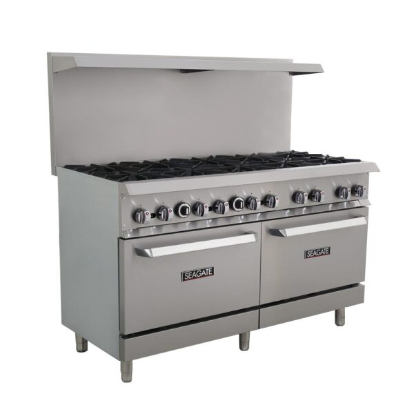 Seagate Gas Range with 10-Burners & 2 Standard Ovens