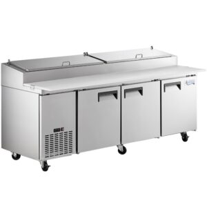 Avantco 3 Door Refrigerated Pizza Prep Table